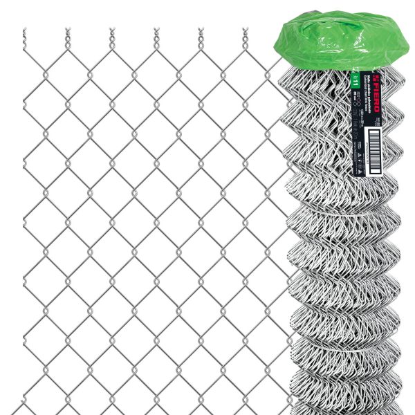 42944 - Rollo malla ciclónica cal.11, 1.5x20m, abertura 69mm, 46kg