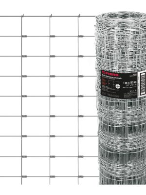 MAGA-50X10.jpg 42859 - Rollo malla borreguera, 1m x 50m acero galvanizado, 23kg