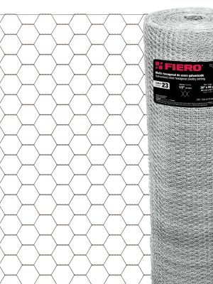 44655 - Rollo malla hexagonal cal.23, 0.90x 45m, abertura 13mm, 16kg