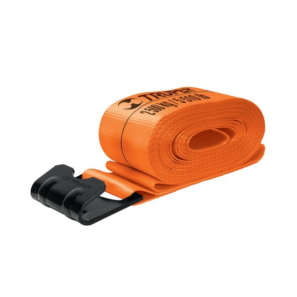 101734 - Banda de 4' x 9 m con gancho plano para malacate, Truper