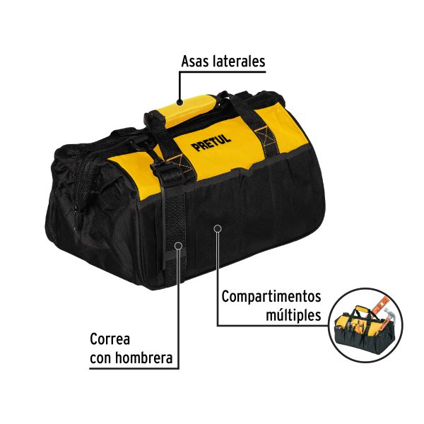 27104 - Maletín portaherramientas 16', Pretul