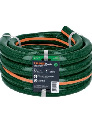 MAN-06X1RS.jpg 103951 - Manguera de jardín 1', 3 capas, 6m, sin conexiones, TRUPER
