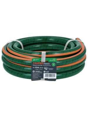 MAN-06X5-8RS.jpg 103945 - Manguera de jardín 5/8', 3 capas, 6m, sin conexiones, TRUPER
