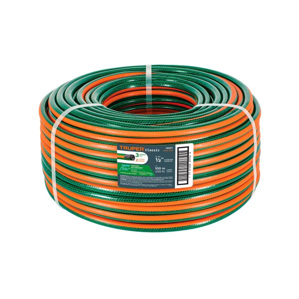 19857 - Metro de manguera 1/2' 3 capas en rollo de 100 m, Truper