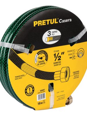 MAN-10X1-2PM.jpg 20657 - Manguera 1/2' reforzada 3 capas conexiones metal 10m, Pretul