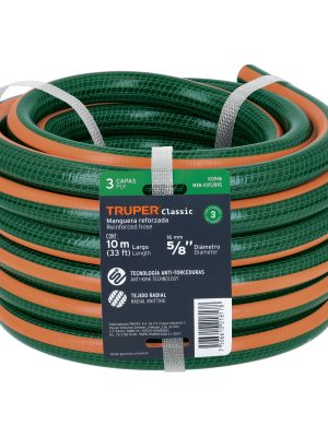 MAN-10X5-8RS.jpg 103946 - Manguera de jardín 5/8', 3 capas, 10m, sin conexiones TRUPER