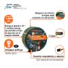 102546 - Manguera 1/2' reforzada 3 capas 25 m conexiones plásticas