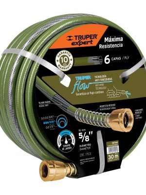 MAN-30X5-8XX.jpg 19744 - Manguera 5/8' anti-torceduras 6 capas 30m conexiones d/metal