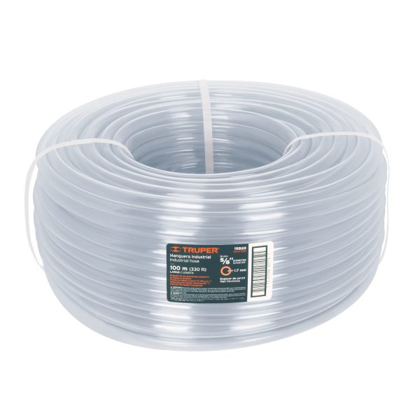 19869 - Metro de manguera 5/8' industrial en rollo de 100 m, Truper