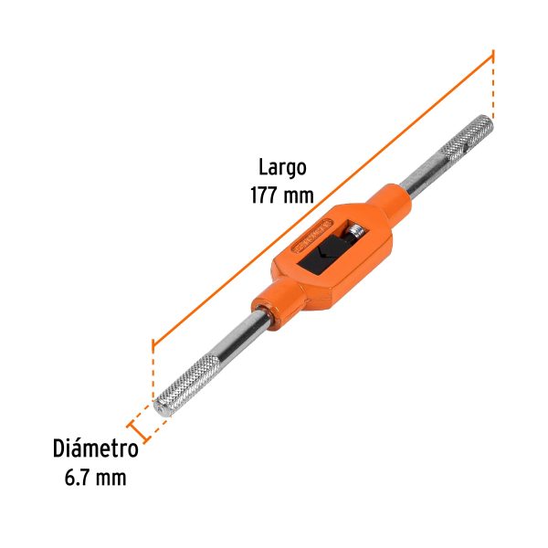 11434 - Maneral tipo garrote para machuelo 1/4', Truper