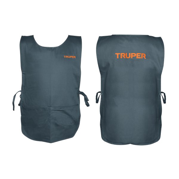 60030 - Mandil bordado al frente, estampado al dorso, Truper