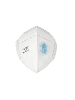 102336 - Respirador plegable N95 con válvula para partículas, Truper