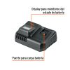 103664 - Cargador dual de baterías 20V, enchufe tipo C, TRUPER MAX