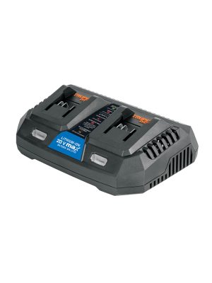 MAX-CA2.jpg 102492 - Cargador dual de baterías de ion litio 20V, TRUPER MAX
