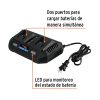 102492 - Cargador dual de baterías de ion litio 20V, TRUPER MAX