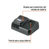 104018 - Cargador rápido de baterías de ion litio 20V, TRUPER MAX
