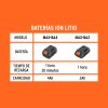 101408 - Cargador de baterías de ion litio 20V, TRUPER MAX