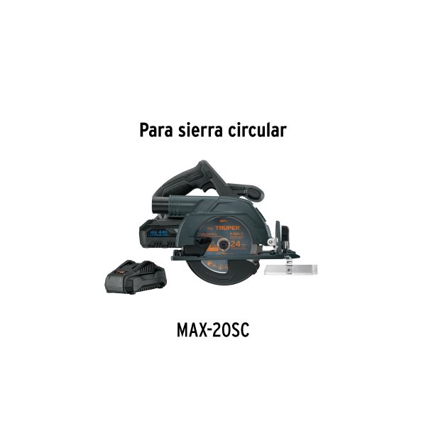 104058 - Guía carril de corte de 1.4m, para MAX-20SC, TRUPER MAX