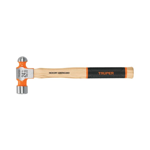 16903 - Martillo pulido de bola 24 oz mango hickory, Truper Grip