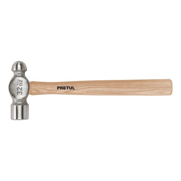 22660 - Martillo pulido de bola 32 oz mango madera, Pretul