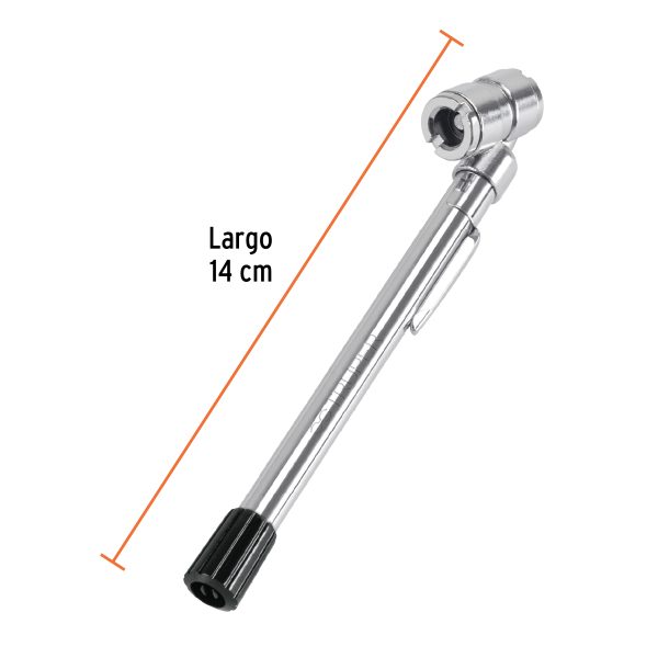 19100 - Calibrador de presión 160 psi cabeza doble, Truper