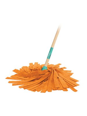 57022 - Trapeador de microfibra tipo toalla, bastón 120 cm, KLINTEK