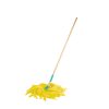 57075 - Trapeador de microfibra lisa, bastón de 120 cm, KLINTEK