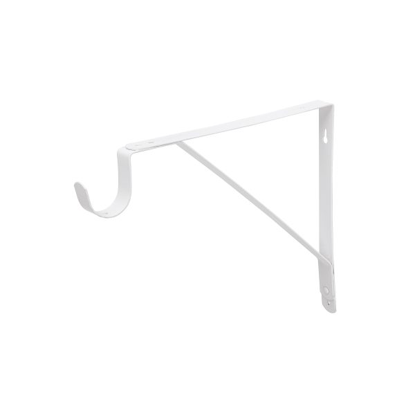 47706 - Ménsula reforzada blanca 11 x 12' con gancho, Fiero