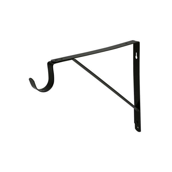 47707 - Ménsula reforzada negra 11 x 12' con gancho, Fiero