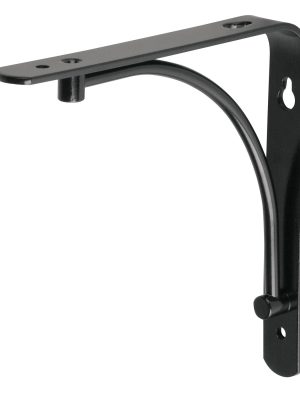 MED-6NA.jpg 47694 - Ménsula reforzada negra 6 x 6' diseño alambrón, Fiero