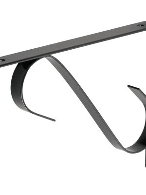 MED-8NS.jpg 47704 - Ménsula reforzada negra 8 x 6' diseño colonial, Fiero