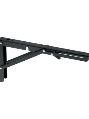 49830 - Ménsula plegable de acero negra 6' x 12', Fiero