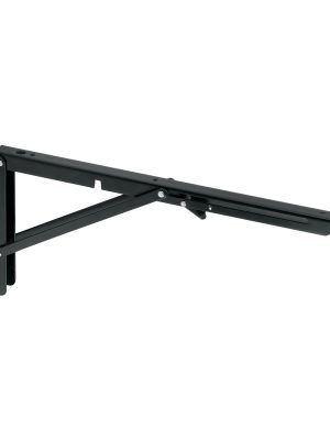 49829 - Ménsula plegable de acero negra 8' x 16', Fiero
