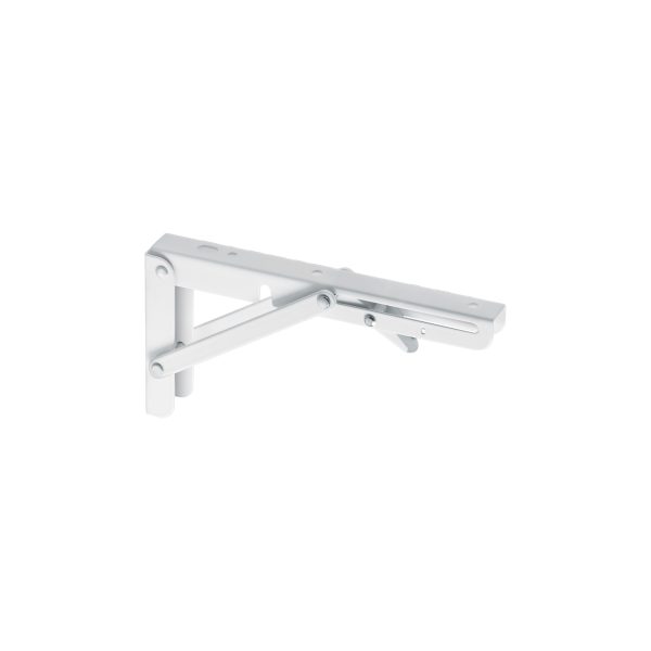 49872 - Ménsula plegable de acero blanca 4' x 8', Fiero