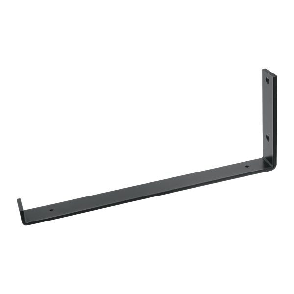 45867 - Ménsula vintage de acero negra 6 x 16', Fiero