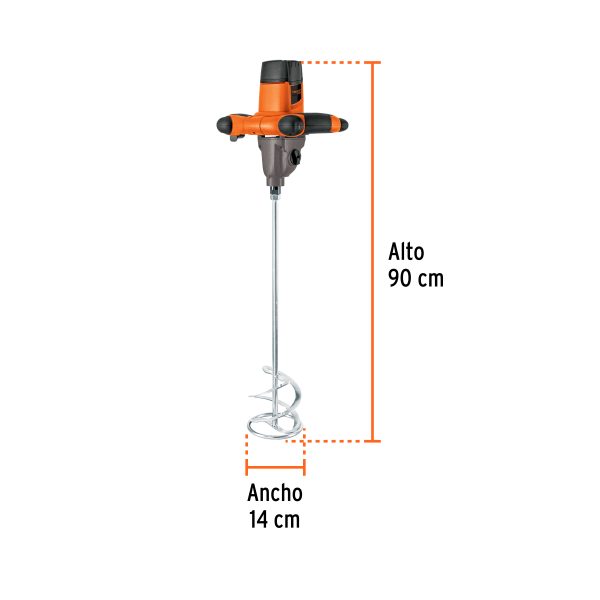 103662 - Mezcladora eléctrica 1400 W, profesional, Truper