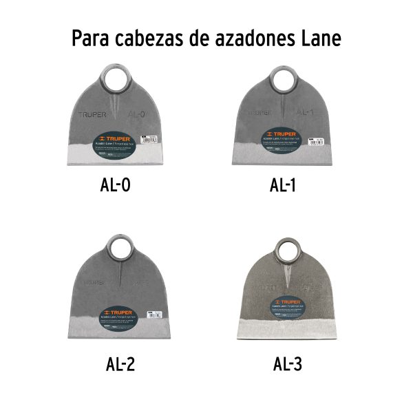 102919 - Mango de madera 54' para azadones lane y martillo, TRUPER