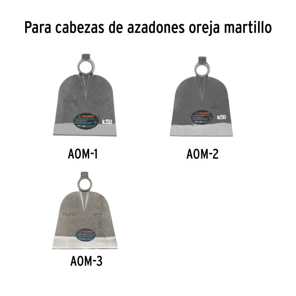 103305 - Mango de acero 54' para azadones lane y martillo, TRUPER