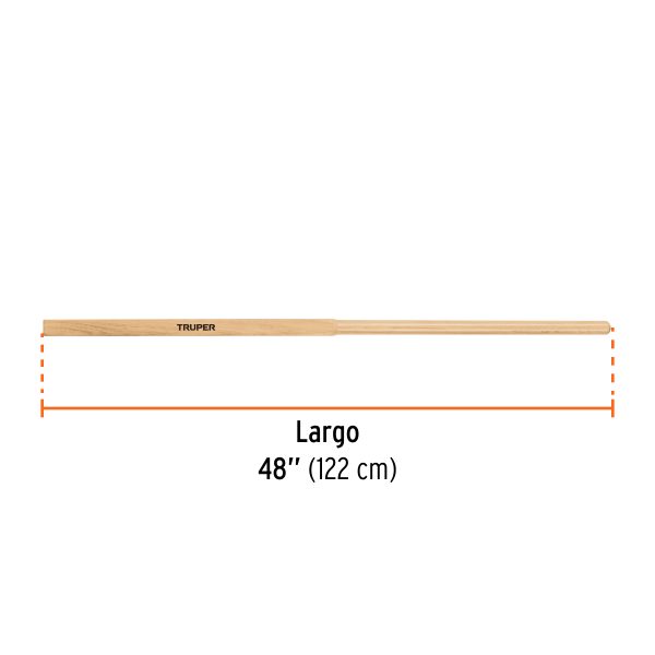 102751 - Mango de madera, repuesto para CA-34/36/38, 48', TRUPER