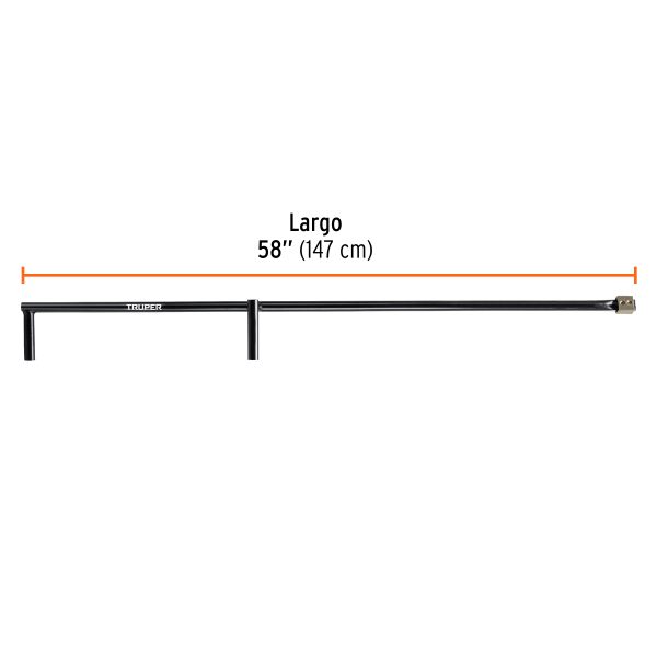 15939 - Mango con abrazadera para guadaña, Truper