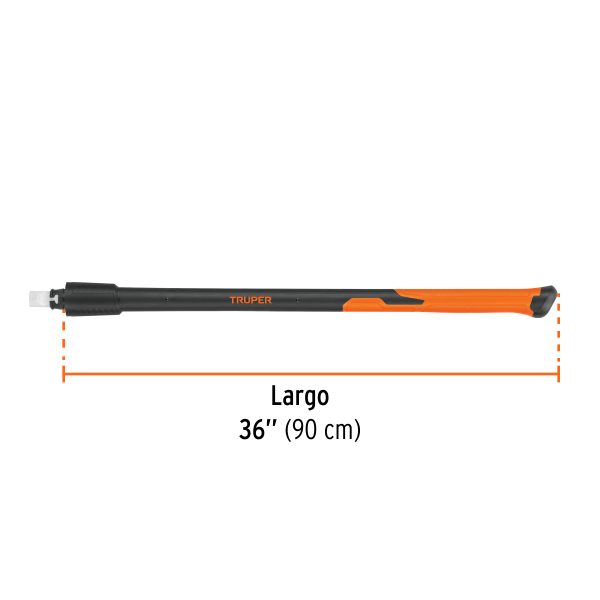 102675 - Mango de fibra d/vidrio para marros de 6 a 16 lb, 36',Truper