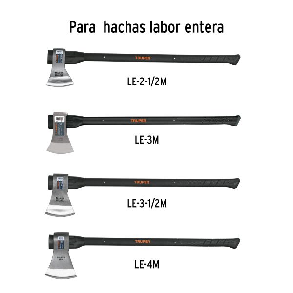 15953 - Mango fibra de vidrio 36' para hachas media y labor entera