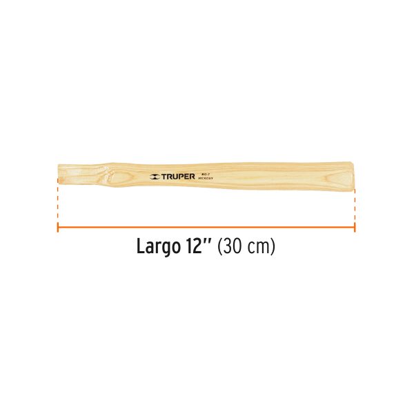 15909 - Mango para martillos de uña MO-7, MA-7 y MOR-10, 12', Truper