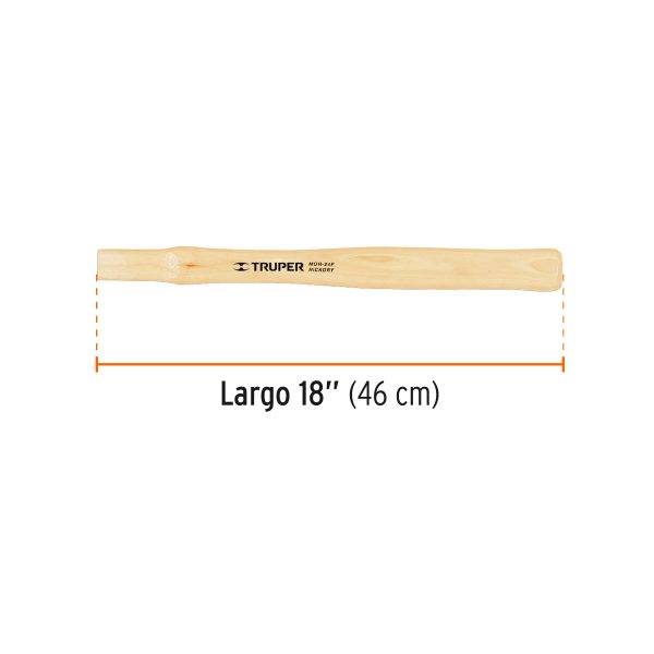 15912 - Mango para martillo de uña MOR-24F, de 17-3/4', Truper