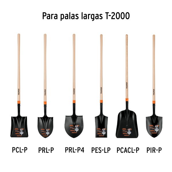 15903 - Mango de reposición para pala larga T-2000, 41', Truper