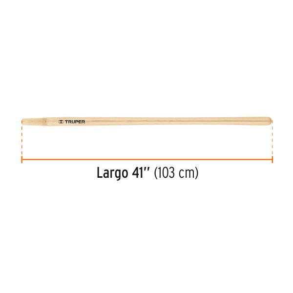 15903 - Mango de reposición para pala larga T-2000, 41', Truper