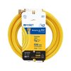 45014 - Manguera para gas, PVC amarilla, 3/8'x5 m, c/conexión, Foset