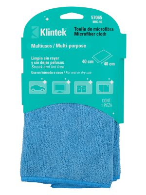 57065 - Toalla de microfibra de 40 X 40 cm, KLINTEK