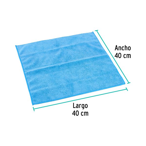 57065 - Toalla de microfibra de 40 X 40 cm, KLINTEK