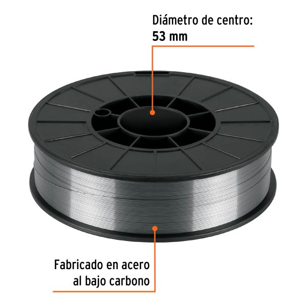 13751 - Caja c/5 kg de microalambre núcleo fundente, procesos s/gas